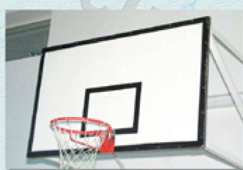 Basketball mål, plate middel