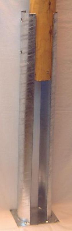 Stolpesko l:1100mm for rundtømmer