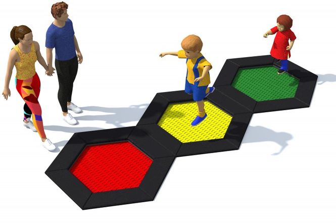 Hovedbilde Trampoline typ Hexo 3A