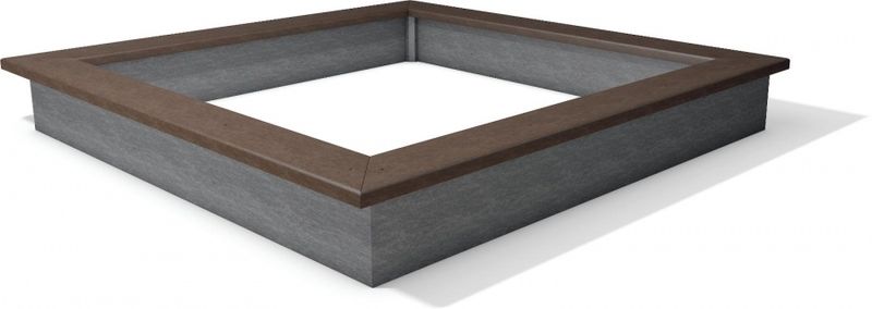 Sandkasse SAHARA 200 x 200 cm