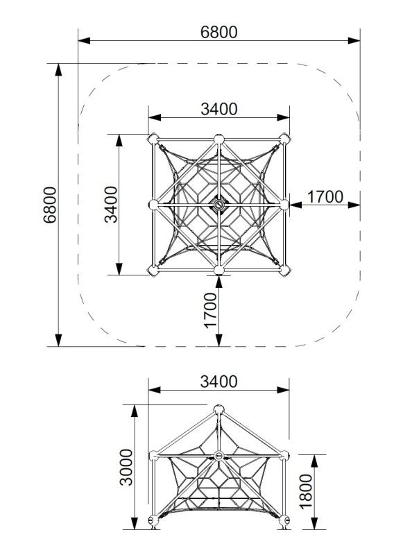 Klatrestruktur  PINTO 30 serie Linarium